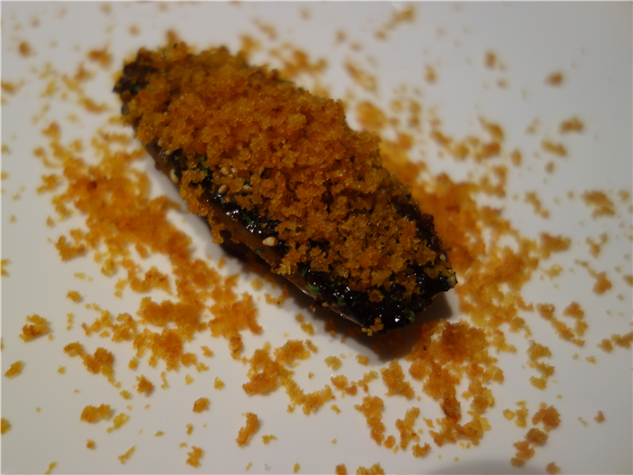 aubergine with cod roe